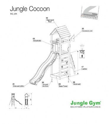 Jungle Gym Cocoon játszótér