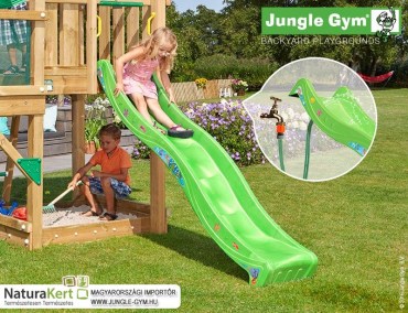 Jungle Gym zöld csúszda